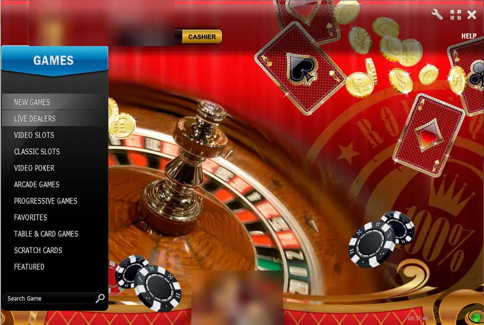 Rollex11 lobby with the Games menu listing New Games, Live Dealers, Video Slots, Progressive Games and Scratch Cards over a roulette wheel backdrop