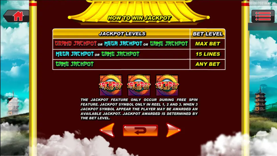 Great Stars jackpot rules: Grand, Mega or Game jackpot at max bet, Mega or Game at 15 lines, Game jackpot at any bet